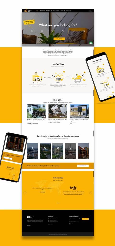 ThirdLaw - Double A Real Estate Website Design